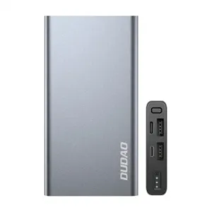 Dudao K5Pro Power Bank 10000mAh 2x USB, srebro #136563