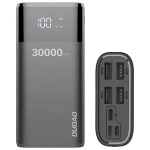 Dudao K8Max Power Bank 4x USB 30000mAh 4A, črna #136506