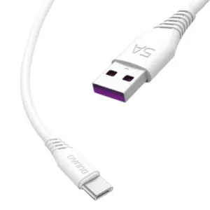 Dudao L2T kabel USB / USB-C 5A 1m, bela #136487