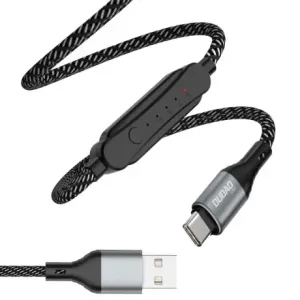 Dudao L7 kabel USB / USB-C 5A 1m, črna #136609