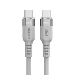 Dudao LC5Max kabel USB-C / USB-C PD 100W 1m, siva #136544