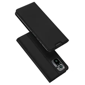 DUX DUCIS Skin Pro knjižni usnjeni ovitek na Xiaomi Redmi Note 10 / 10S, črna #137269