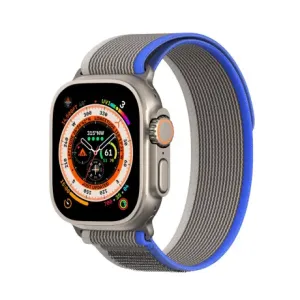 Dux Ducis Sport Velcro pašček za Apple Watch 42/44/45/49mm, blue/gray