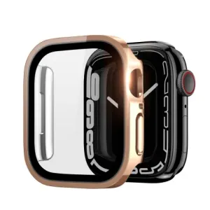 Dux Ducis Hamo ovitek z zaščitnim steklom za Apple Watch 4/5/6/SE 40mm, roza #136959