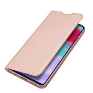 DUX DUCIS Skin Pro usnjeni flip ovitek za Samsung Galaxy A52 5G / A52 4G, roza #137362