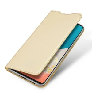 Dux Ducis Skin Pro knjižni usnjeni ovitek za Samsung Galaxy A73, zlato #137083