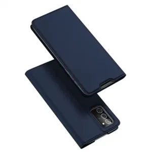 DUX DUCIS Skin Pro usnjeni flip ovitek za Samsung Galaxy Note 20, modra #137474
