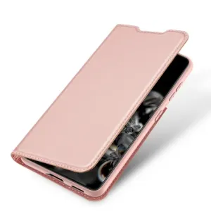 DUX DUCIS Skin Pro knjižni usnjeni ovitek za Samsung Galaxy S21 Ultra 5G, roza #137350