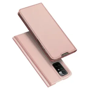 DUX DUCIS Skin Pro knjižni usnjeni ovitek na Xiaomi Redmi 10, roza