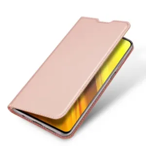 DUX DUCIS Skin Pro knjižni usnjeni ovitek za Xiaomi Poco X3 NFC / X3 Pro, roza #137403