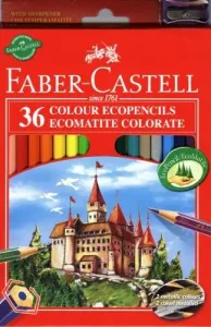 Barvice Castell set - 36 barv (Faber Castell - Barvice)