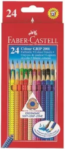 Barvice Grip 2001 set - 24 barv (Akvarelne barvice - FABER)