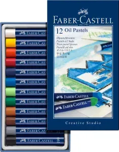 Oljni pasteli Gofa set - 12 barv (Faber Castell - Oljni)