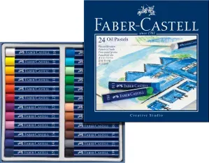 Oljni pasteli Gofa set - 24 barv (Faber Castell - Oljni)