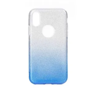 Forcell Shining silikonski ovitek za iPhone 11 Pro Max, modro/srebro #137549