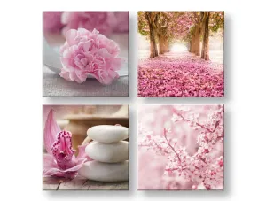 Slike na platnu Pink 4-delne XOBKOL30E42 (moderne slike)