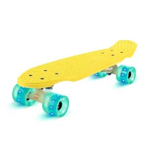 Fun pro Mini Cruiser Skateboard Trickboard PP Board 100kg LED kolesa PU trdota: 88A #4770