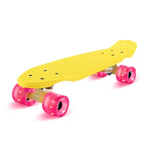 Fun pro Mini Cruiser Skateboard Trickboard PP Board 100kg LED kolesa PU trdota: 88A #4771