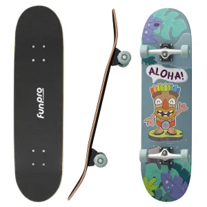 Fun pro Skate 21 Skateboard Small za otroke Maple Wood Cool Designs