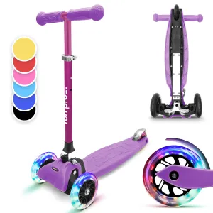 Fun pro ONE Deluxe otroški skiro 3-6 let LED kolesa zložljiv do 50 kg nastavljiva višina #4719