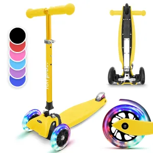 Fun pro ONE Deluxe otroški skiro 3-6 let LED kolesa zložljiv do 50 kg nastavljiva višina
