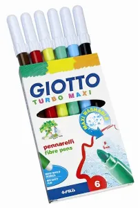 Flomasterji GIOTTO TURBO MAXI / 6 barv (flomasterji)