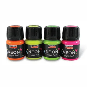 Akrilna barva neon PENTART 30 ml (akrilne barve PENTART)
