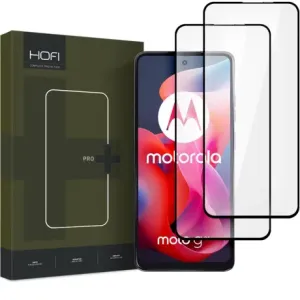 HOFI Glass Pro Full Screen 2x zaščitno steklo za Motorola Moto G24 / G24 Power / G04, črna