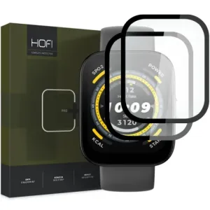 HOFI Hybrid 2x zaščitno steklo za Amazfit Bip 5, črna