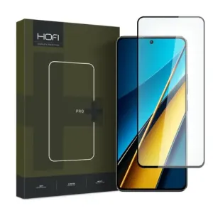 HOFI Glass Pro Full Screen zaščitno steklo za Xiaomi Poco X6 5G, črna