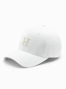 Trendovska bela kapa s šiltom H159