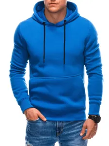 Modni moder pulover s kapuco 22FW-018-V1