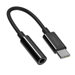 Joyroom Ben Series adapter 3.5 mm jack / USB-C, črna #140638