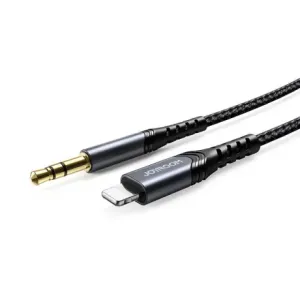 Joyroom Hi-Fi Audio kabel 3.5 mm jack / Lightning 2m, črna #140785