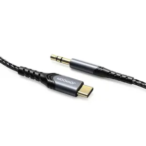 Joyroom Hi-Fi Audio kabel 3.5 mm jack - USB-C 1m, črna #140786