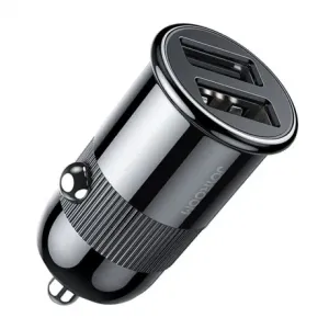 Joyroom C-A06 avtomobilski adapter 2x USB 3.1A, črna #140715