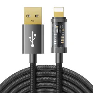 Joyroom Fast Charging kabel USB / Lightning 20W 2.4A 2m, črna #140728