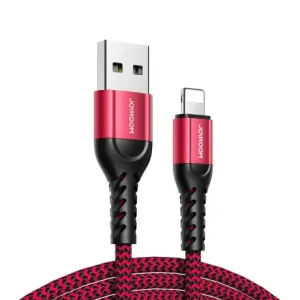 Joyroom N10 3x kabel USB / Lightning 0.25m + 1.2m + 2m, rdeča
