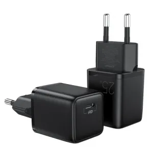 Joyroom Mini Fast Charger polnilnik USB-C PD 25W + kabel USB-C / USB-C, črna #140844