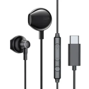 Joyroom JR-EC03 slušalke USB-C, črna #140850