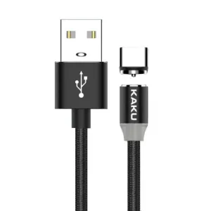 KAKU Magnetic kabel USB / USB-C 3A 1m, črna #140962
