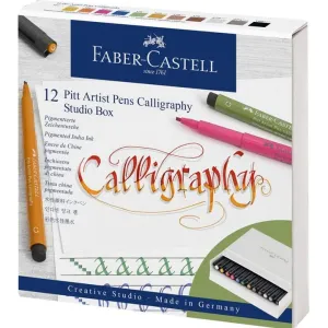 Kaligrafska peresa Faber-Castell Pitt / studio box 12 kos