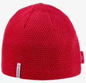 pletene Merino klobuk Kama AW62 104 rdeča