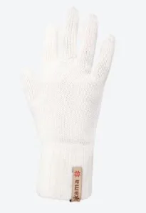 Pleteni Merino rokavice Kama R101 100 bela