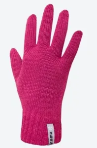 Pleteni Merino rokavice Kama R101 114 roza