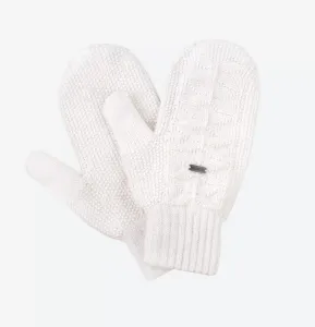 Pleteni Merino rokavice Kama R110 101 naravna bela