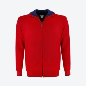 Merino pulover Kama 3107 104 rdeča