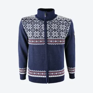 Merino pulover Kama 4096 108 blue