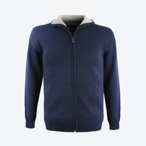 Merino pulover Kama 4107 108 blue