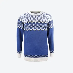 Merino pulover Kama 5045 127 denim